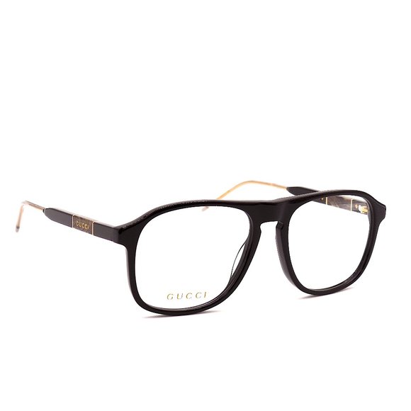 NEW GUCCI GG0844O 001 BLACK AUTHENTIC EYEGLASSES FRAME - Picture 2 of 12